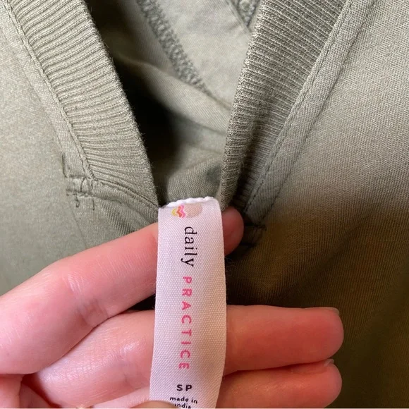 Daily Practice by Anthropologie Short-Sleeve V-Neck Midi Dress - Picture 4 of 9